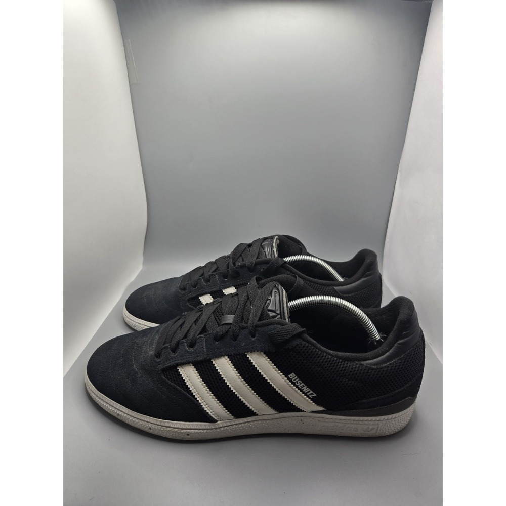 Adidas Busenitz Pro Black White Suede Skate Shoes F37347 Men's Size 12 - Picture 2 of 9